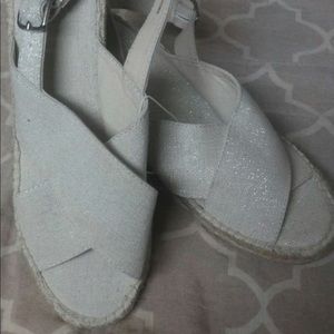 White Gap sandals